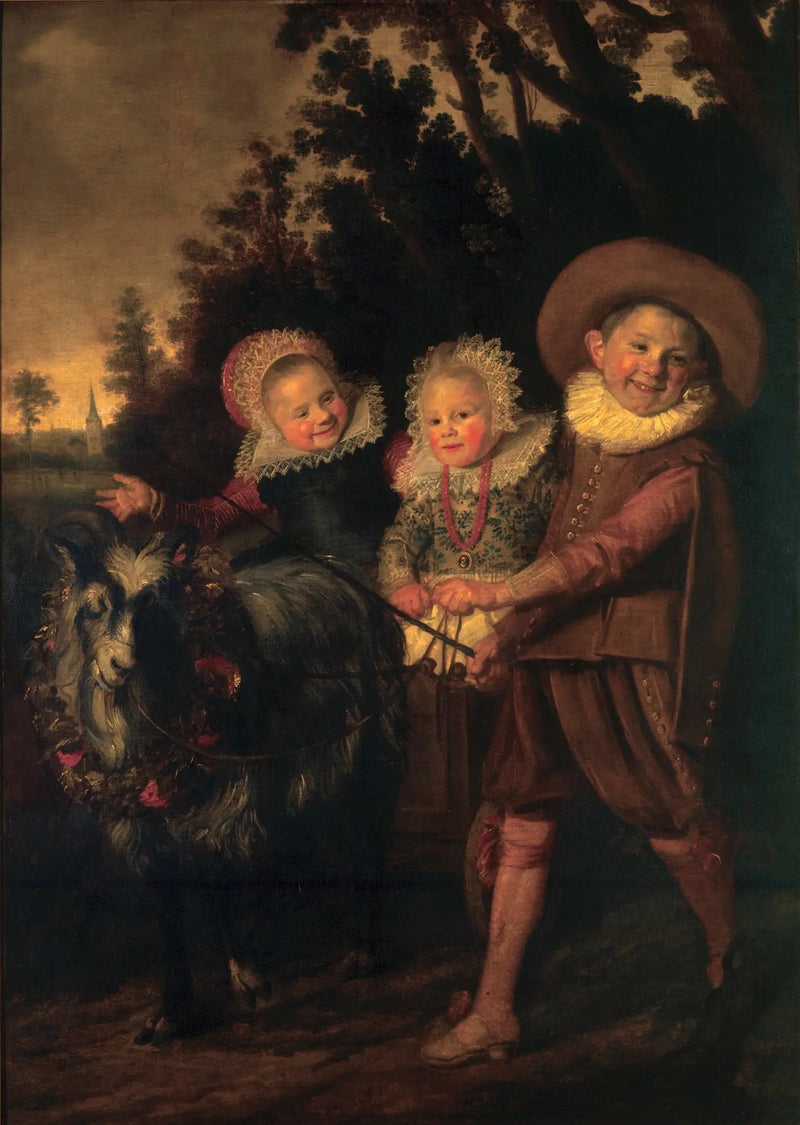 Gruppe af tre børn (fragment) - Frans Hals