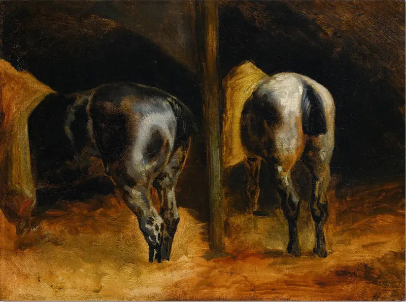 Hestegrupper - Théodore Géricault