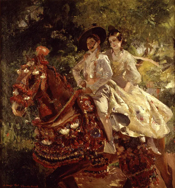 Reproduction du tableau « Q125316065 - Joaquín Sorolla » par Alpha Reproduction en peinture à l’huile