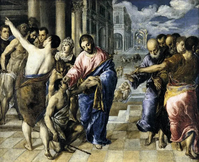 Helbredelse af den fødedygtige blind - El Greco