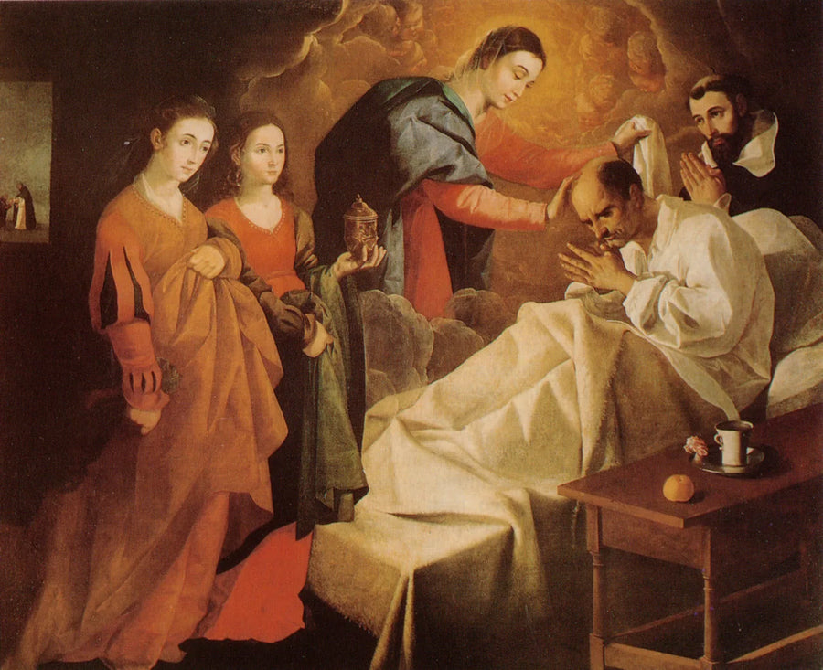 Mirakuløs helbredelse af den hellige Réginald d'Orléans - Francisco de Zurbarán