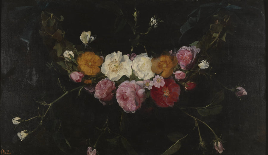 Guirlande de roses - Daniel Seghers