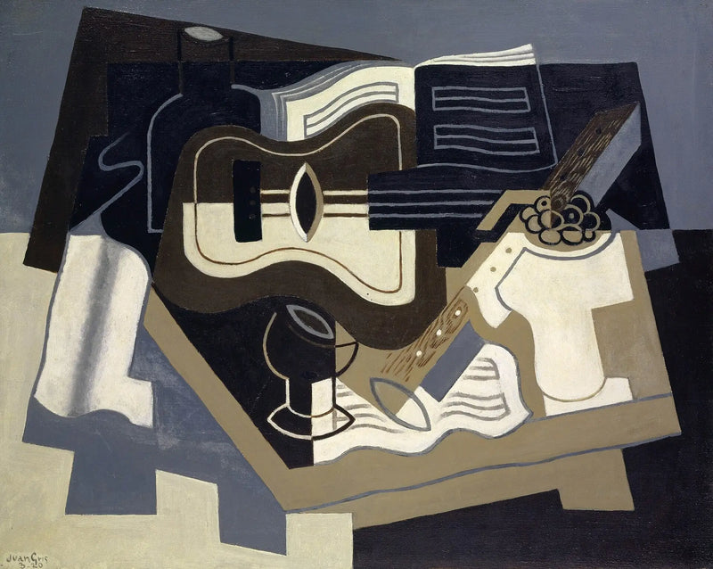 Guitare og klarinet - Juan Gris