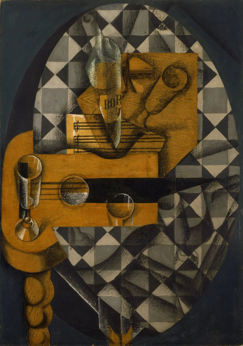 Guitare og briller - Juan Gris