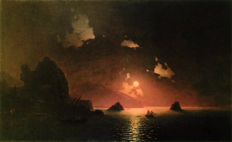 Gurzuf om natten - Ivan Aïvazovski