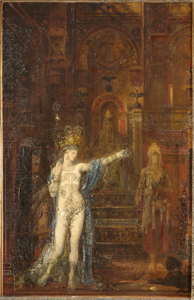 Salomé tatouée, peinture de Gustave Moreau