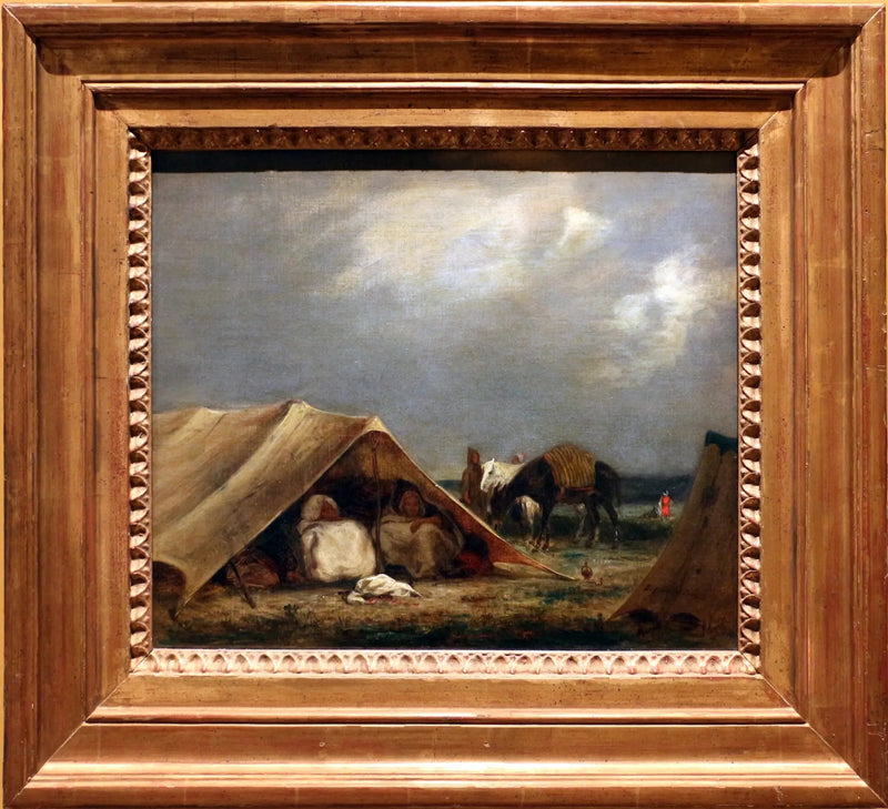 Muldyrernes hvilested - Eugène Delacroix