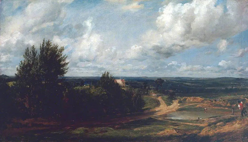 Hampstead Heath, med huset kaldet « The Salt Box » - John Constable