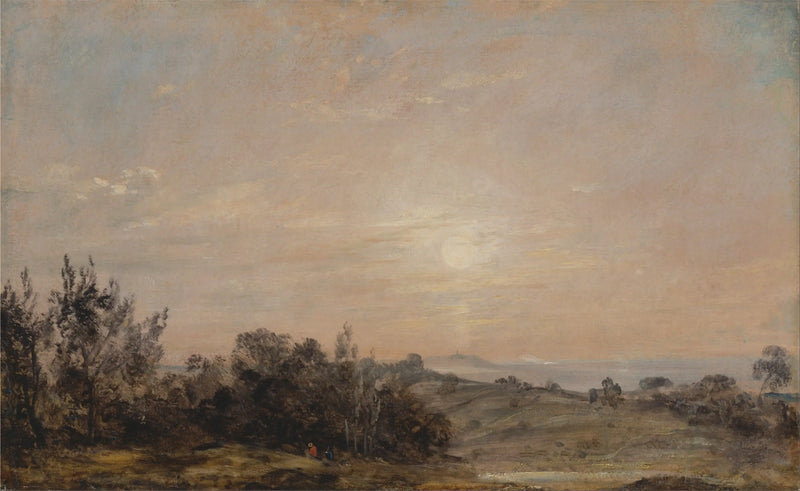 Hampstead Heath i retning af Harrow - John Constable