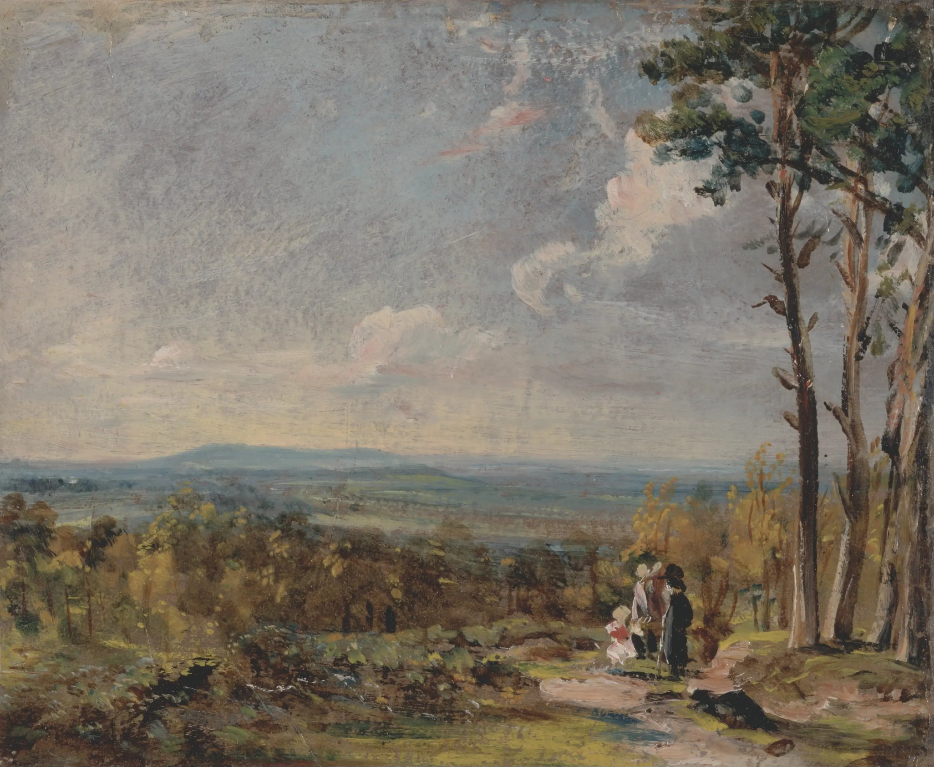 Hampstead Heath en direction de Harrow - John Constable - Alpha Reproduction