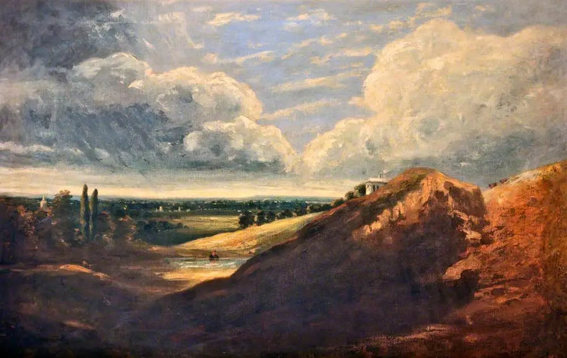 Hampstead Heath, Branch Hill Dam - John Constable