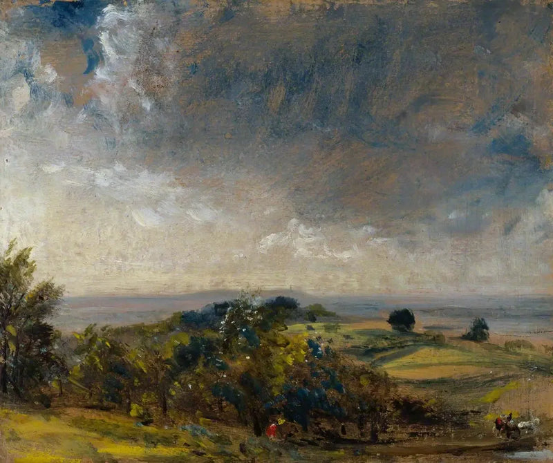 Hampstead Heath, udsigt mod vest mod Harrow II - John Constable
