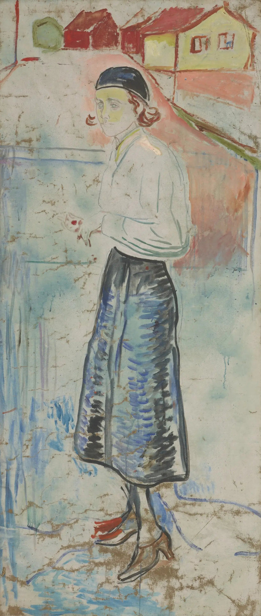 Hanna Brieschke i Åsgårdstrand - Edvard Munch
