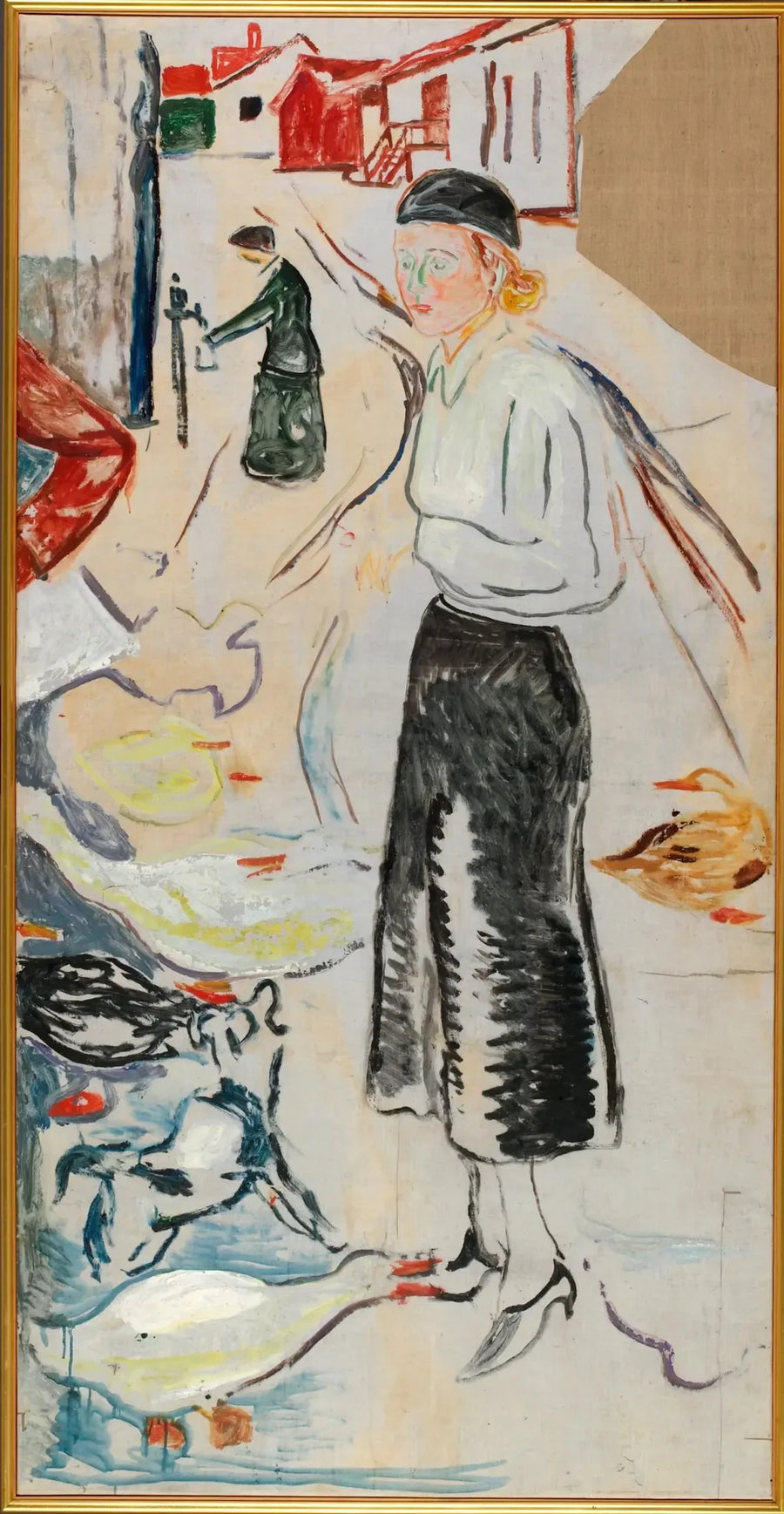Hanna Brieschke i Åsgårdstrand - Edvard Munch