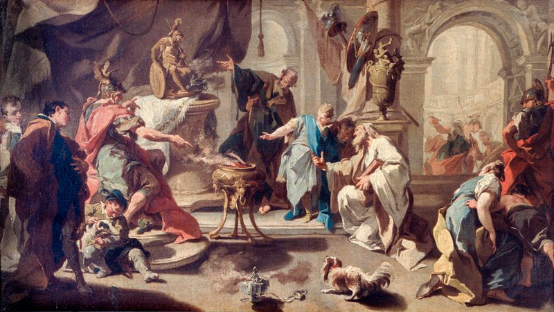 Hannibal svor at hævne sig på romerne - Giovanni Battista Pittoni