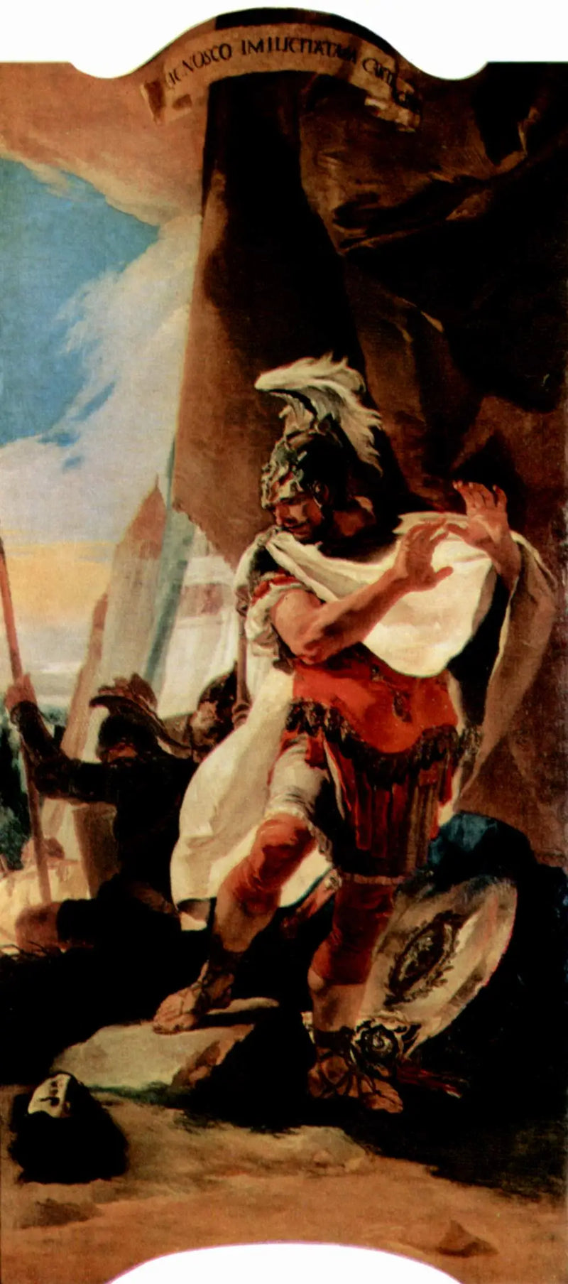 Hannibal genkender sin brors Hasdrubals hoved - Giovanni Battista Tiepolo