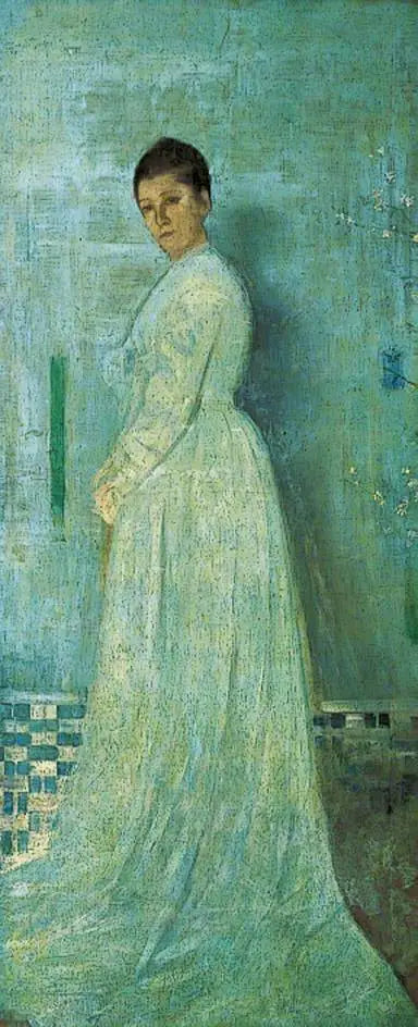 Harmoni i hvid og blå - James Abbott McNeill Whistler