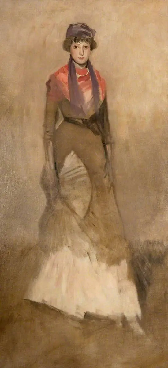 Harmoni i farverne fauvistisk og violet: Miss Finch - James Abbott McNeill Whistler