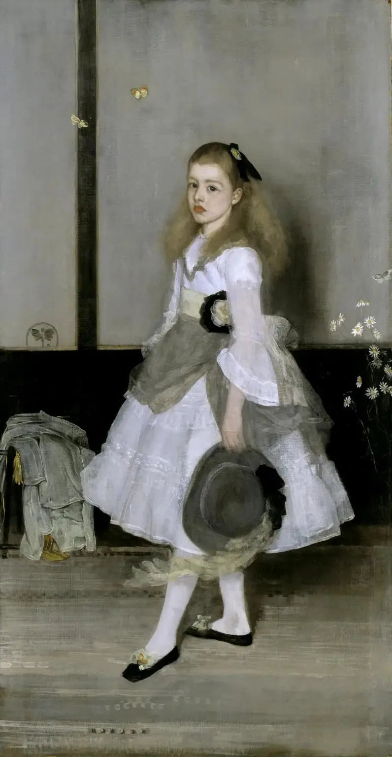 Harmoni i grå og grøn: Miss Cicely Alexander - James Abbott McNeill Whistler