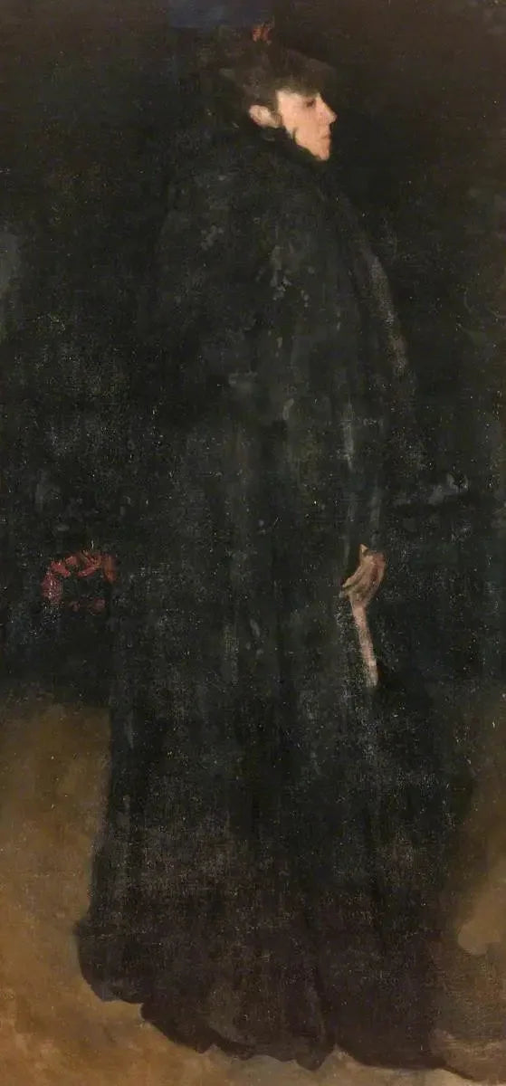 Harmoni i sort: Miss Ethel Philip - James Abbott McNeill Whistler
