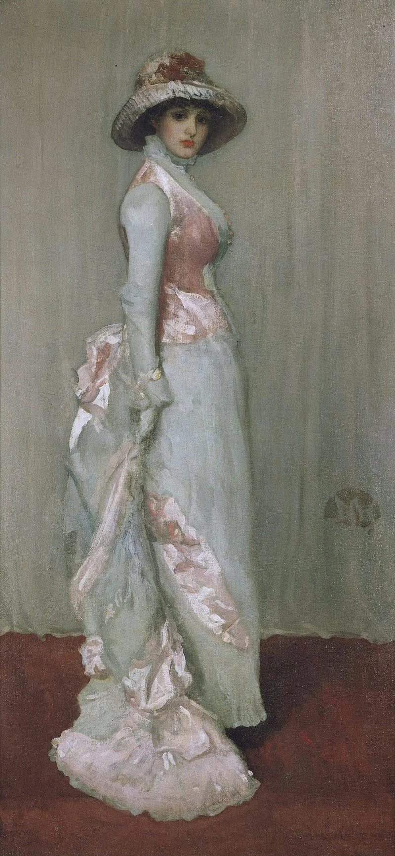Harmoni i Rosa og Grå: Lady Meux - James Abbott McNeill Whistler
