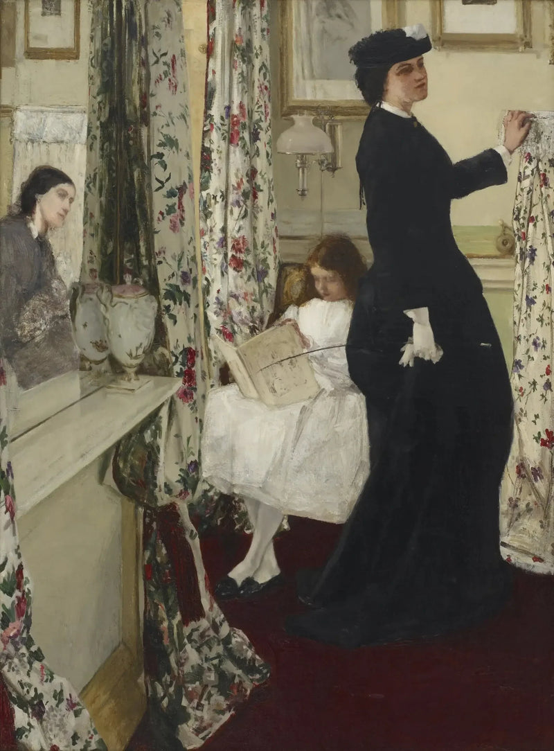 Harmoni i grønt og rosa: musiklokalet - James Abbott McNeill Whistler
