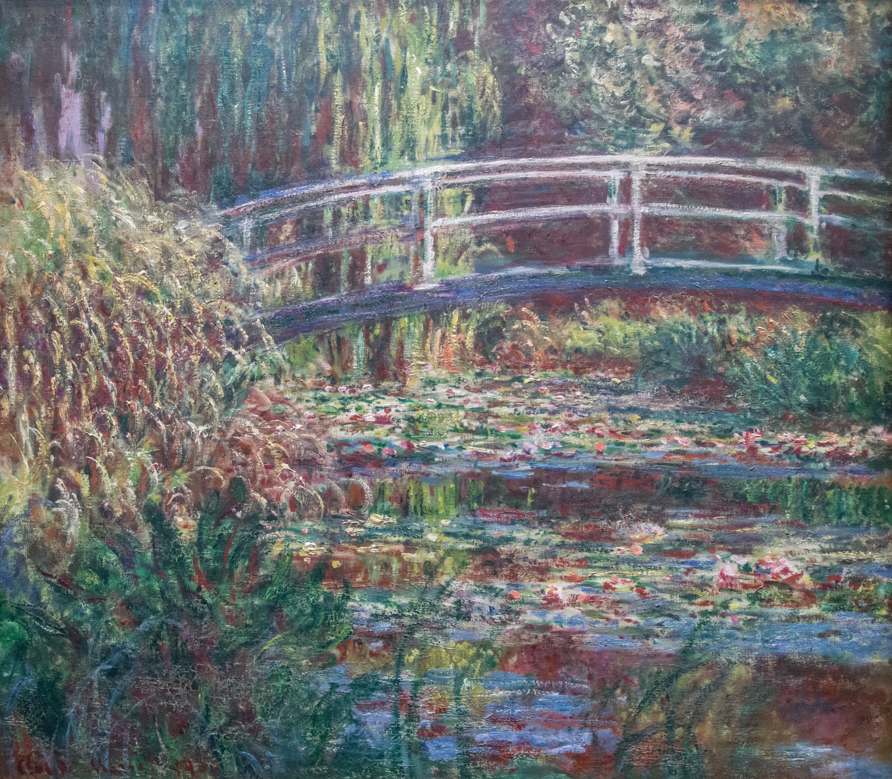 Le Bassin aux nymphéas, harmonie rose de Claude Monet, 1900 – Musée d’Orsay, W1629