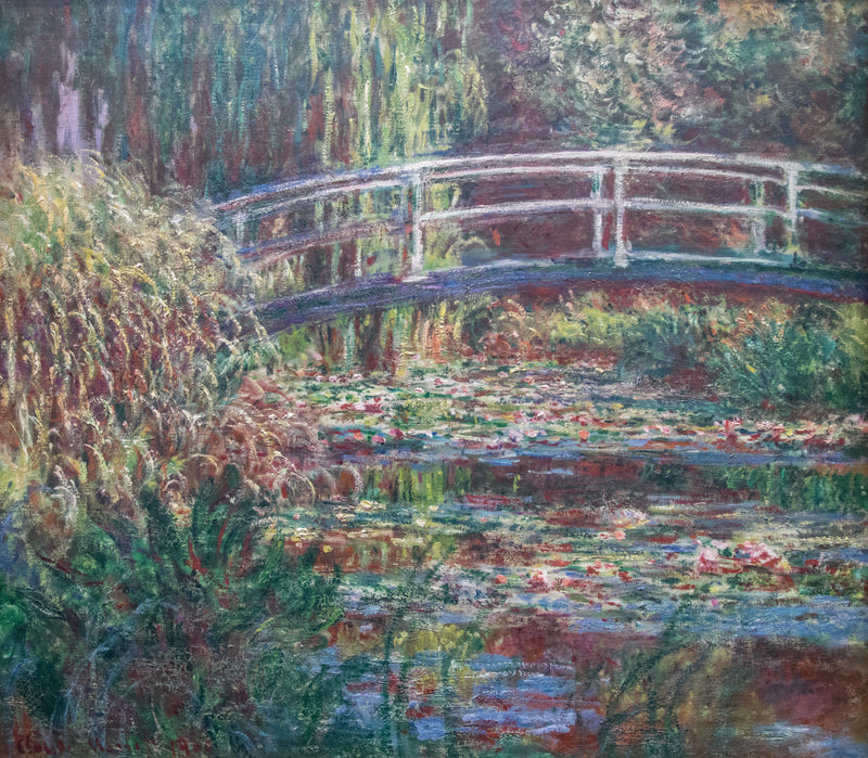 Nymfebassinet, Rosa harmoni - Claude Monet