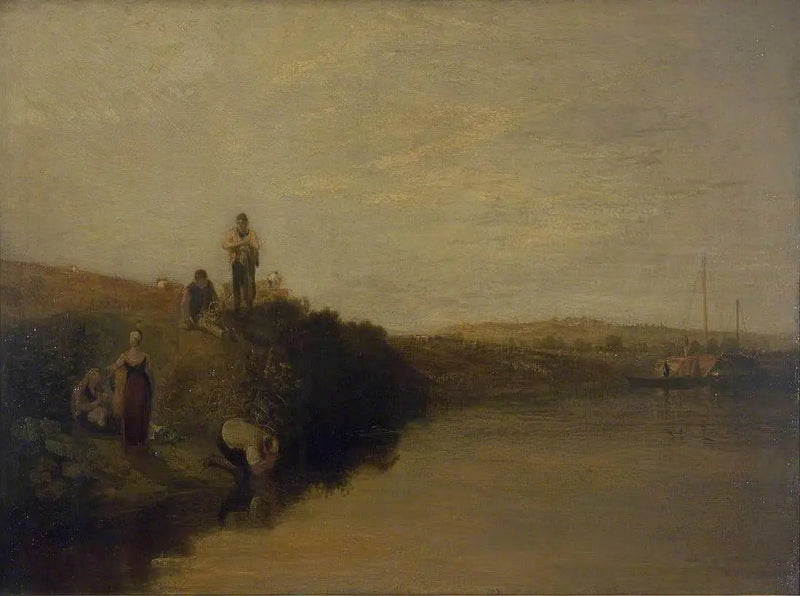 Høstmiddag, Kingston Bank - J. M. W. Turner