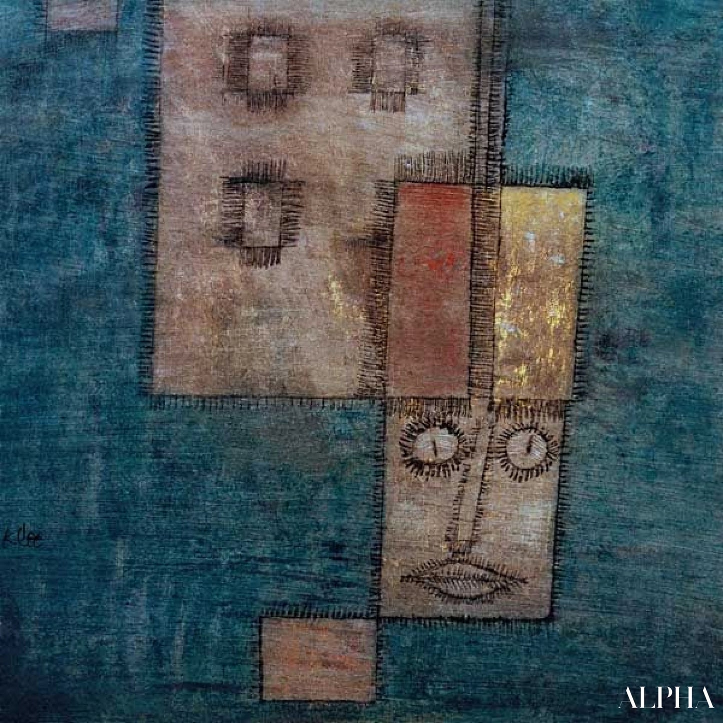 Hausgeist - Paul Klee - Reproduktioner af malerier og højkvalitets malerier