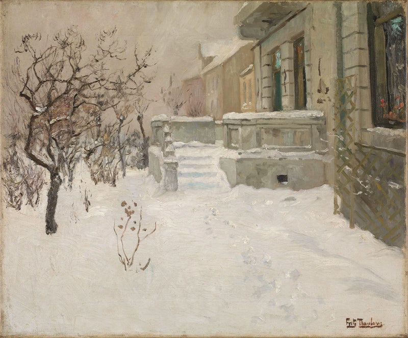 Havetrapp og jeg - Frits Thaulow