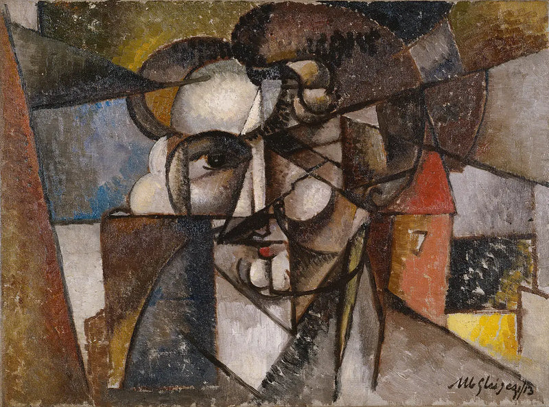Hoved i et landskab - Albert Gleizes