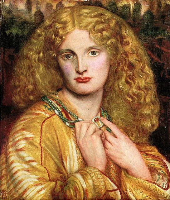 Hélène af Troja - Dante Gabriel Rossetti