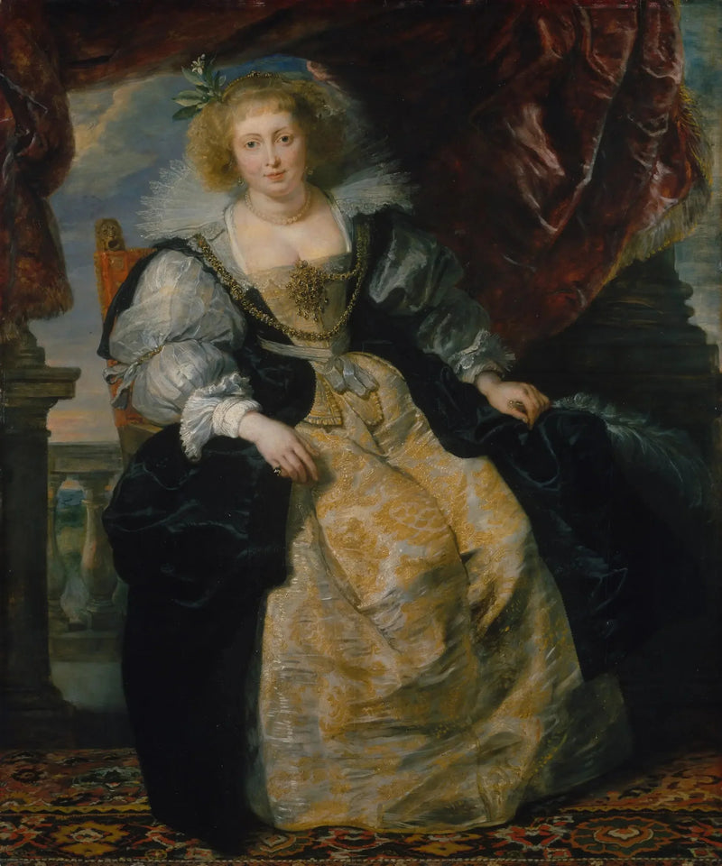 Hélène Fourment i sin brudekjole - Peter Paul Rubens