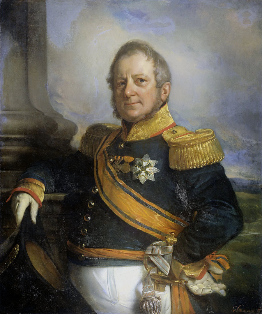 Hendrik Merkus Baron de Kock (1779-1845). Commandant de l'armée et, après 1826, lieutenant-gouverneur général - Cornelis Kruseman