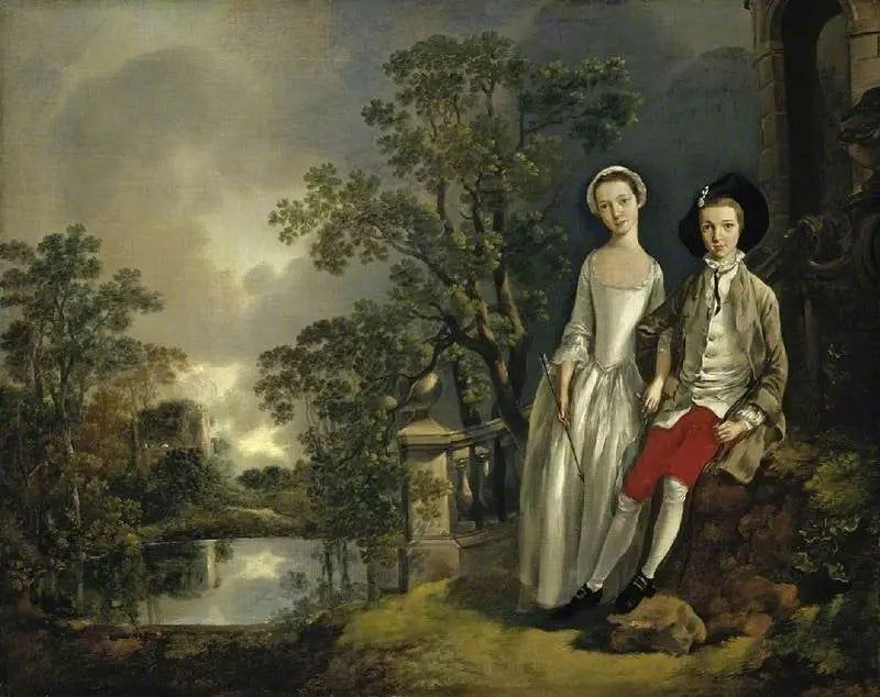 Heneage Lloyd og hans søster, Lucy - Thomas Gainsborough