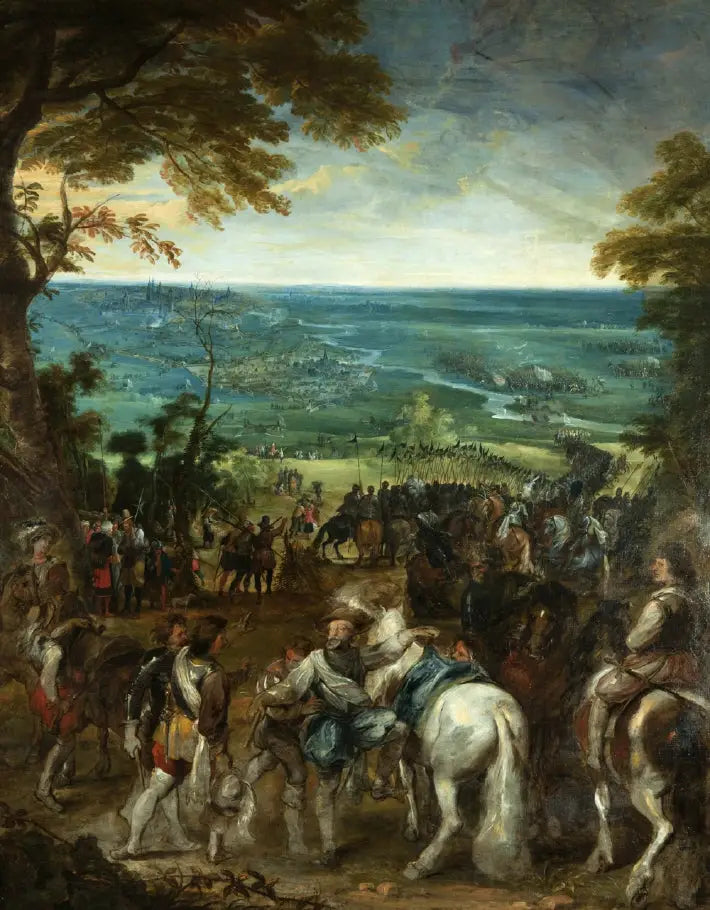Henri IV ved belejringen af Amiens - Peter Paul Rubens