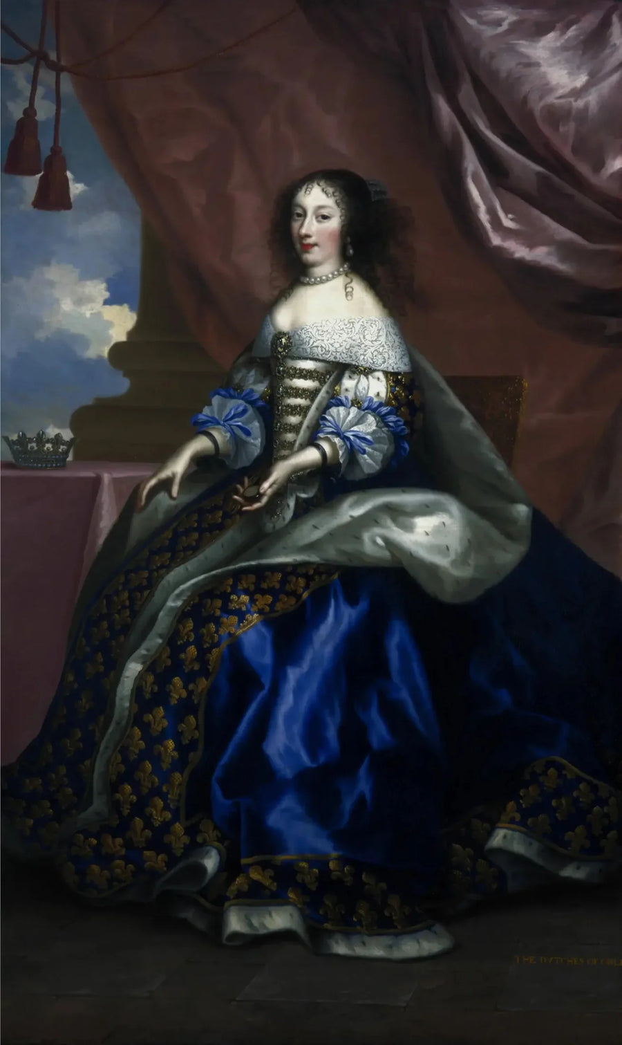 Henriette Anne, hertuginde af Orléans, 1644 - 1670. Femte datter af Charles I - Jean Nocret