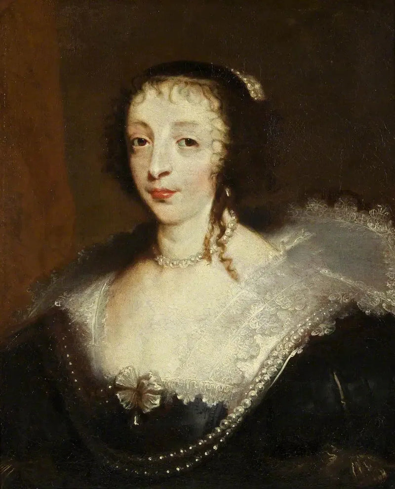 Henriette Marie (1609–1669), dronning af Charles I - Antoine van Dyck