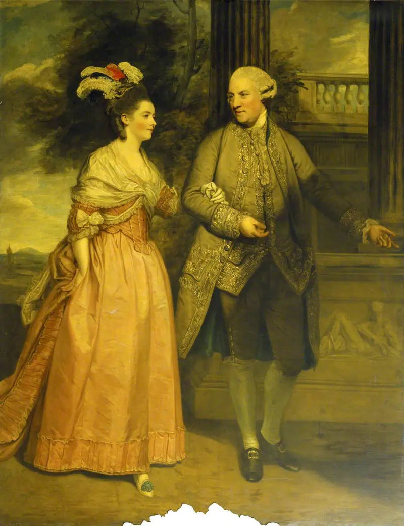 Henry Loftus, 1. greve af Ely (1709-1783) og hans kone Frances Monroe, grevinde af Ely (død i 1821) - Joshua Reynolds