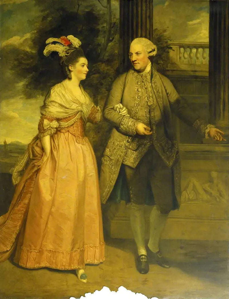 Henry Loftus, 1. greve af Ely (1709-1783) og hans kone Frances Monroe, grevinde af Ely (død i 1821) - Joshua Reynolds
