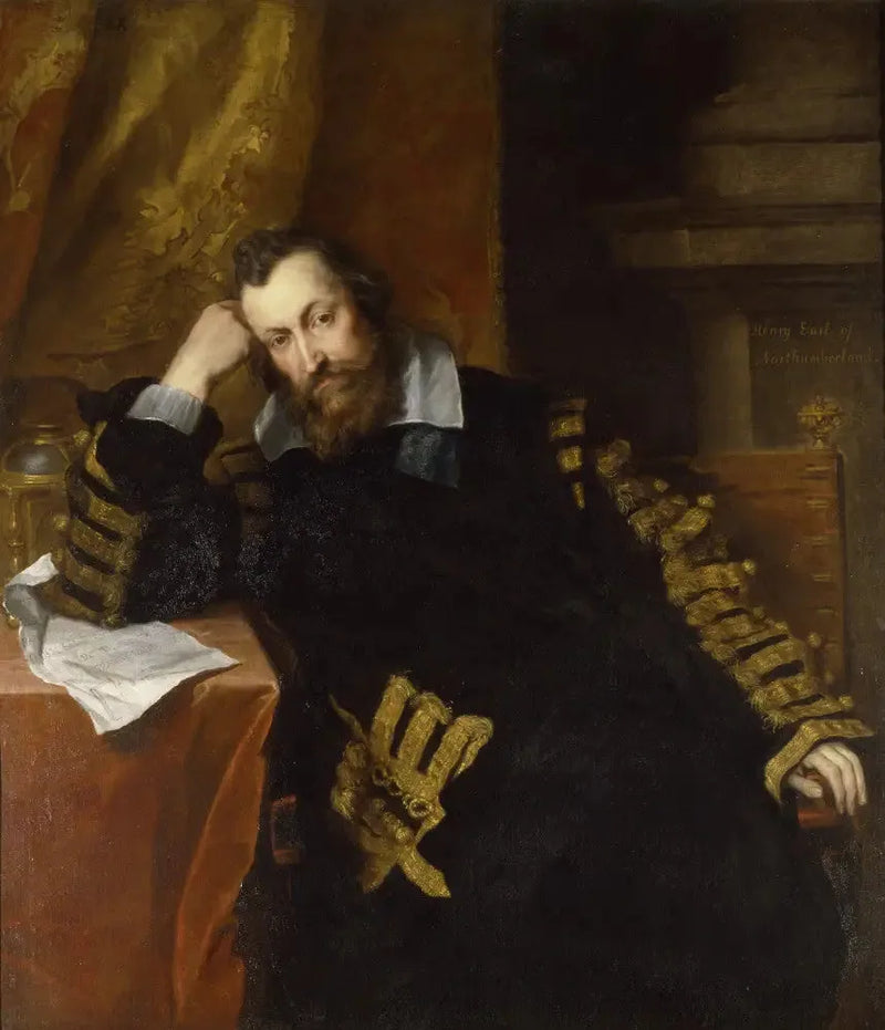 Henry Percy, 9. greve af Northumberland KG (1564-1632), « Den troldmand greve » - Antoine van Dyck