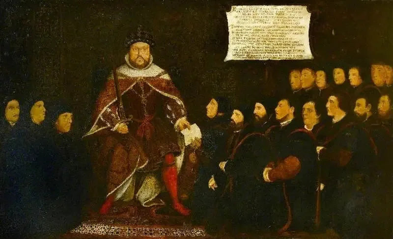 Henry VIII og Barberkirurgerne - Hans Holbein den Yngre