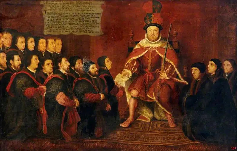Henry VIII med Barber-Surgeons - Hans Holbein den Yngre
