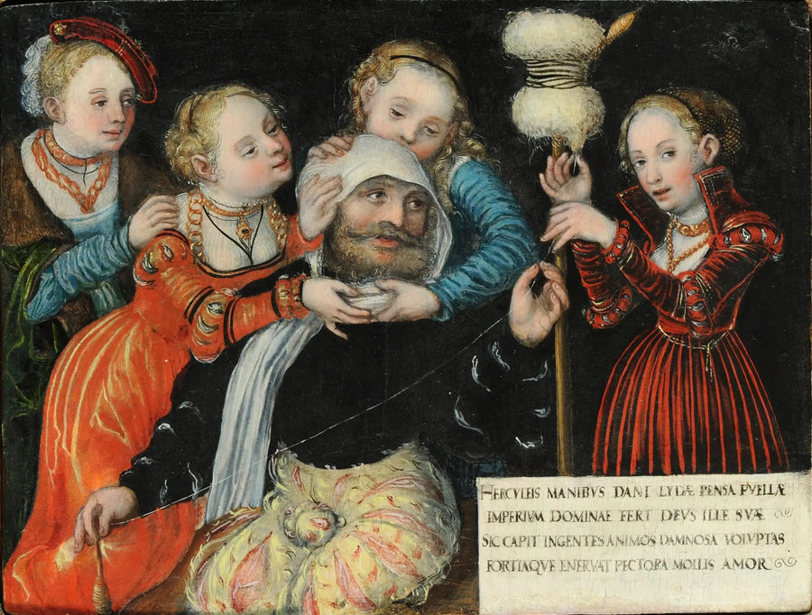 Herkules med Omfale - Lucas Cranach den Ældre