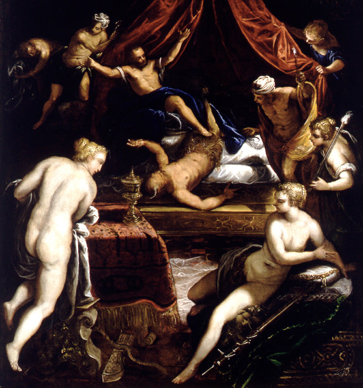Herkules jager faunen - Jacopo Tintoretto