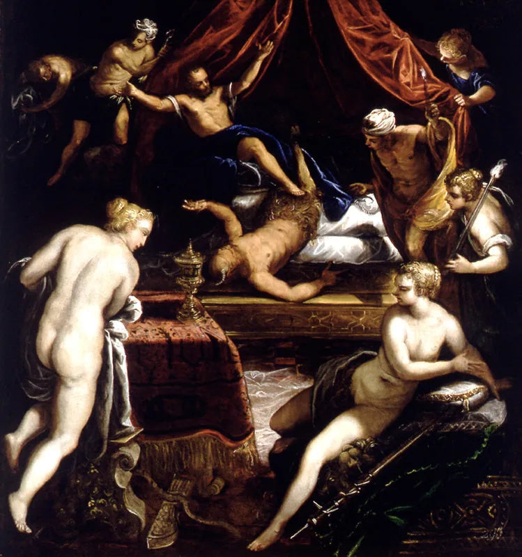 Herkules jager faunen - Jacopo Tintoretto