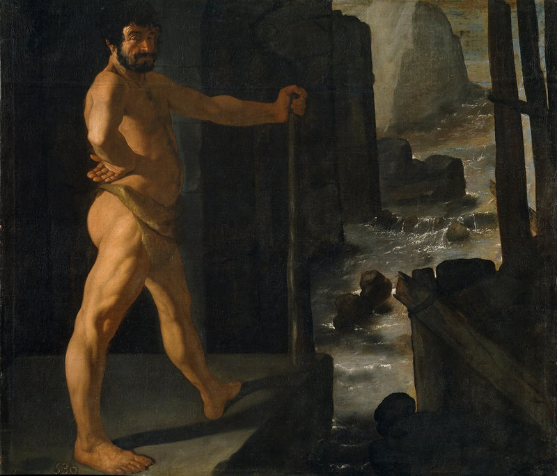 Herkules omstyrter floden Alphée - Francisco de Zurbarán