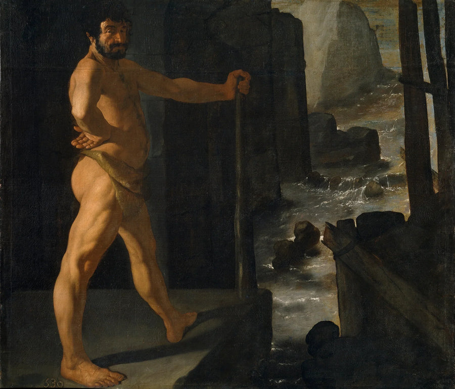 Herkules omstyrter floden Alphée - Francisco de Zurbarán