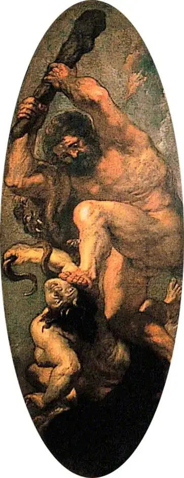 Hércules knuser stridigheden - Peter Paul Rubens